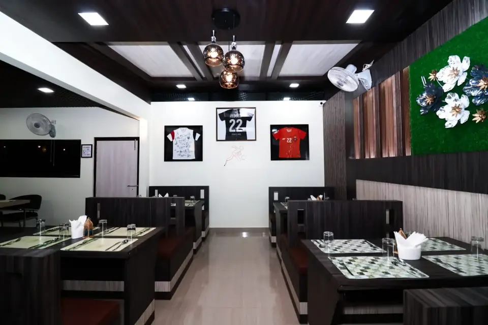 Dining hall with booth seating